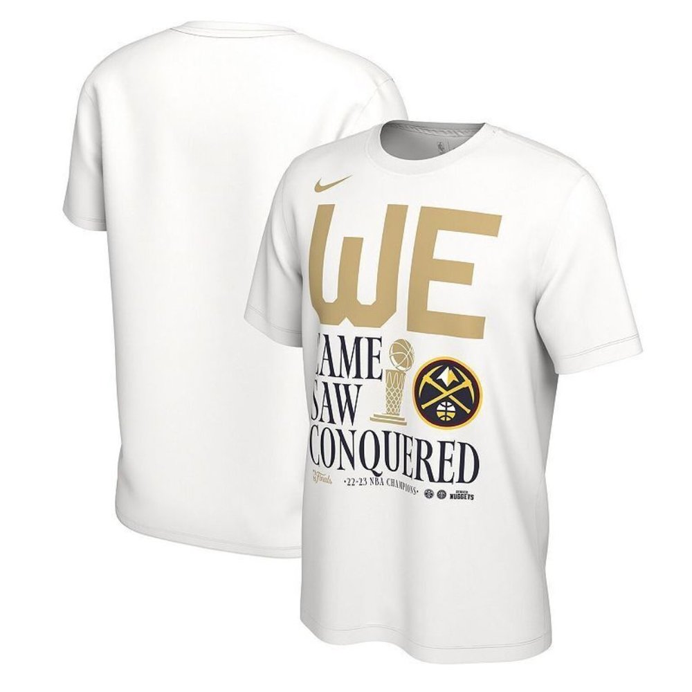 Nike Denver Nuggets 2023 NBA Finals Champions Celebration Parade Youth T-Shirt